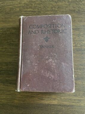 Composition and Rhetoric Hardcover School Book - 1922